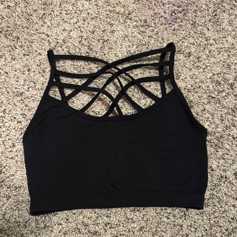 Black Strappy Bralette